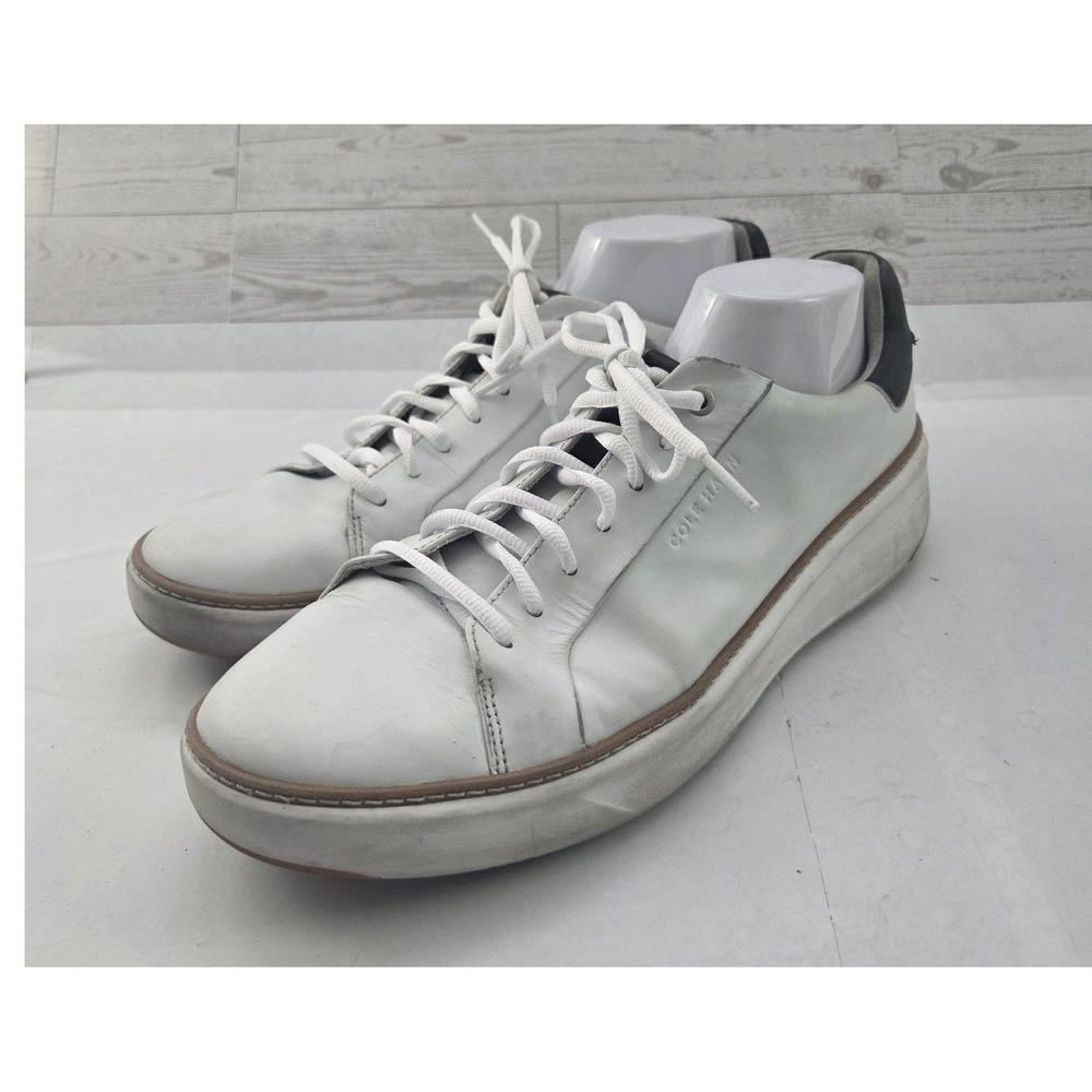 Cole Haan Grand 360 Sneakers Mens 11.5 M White Leather Minimalist Preppy Shoes